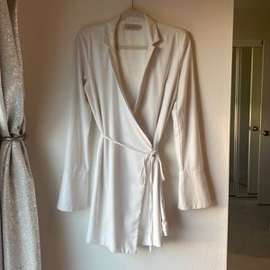 Off White Blazer Dress